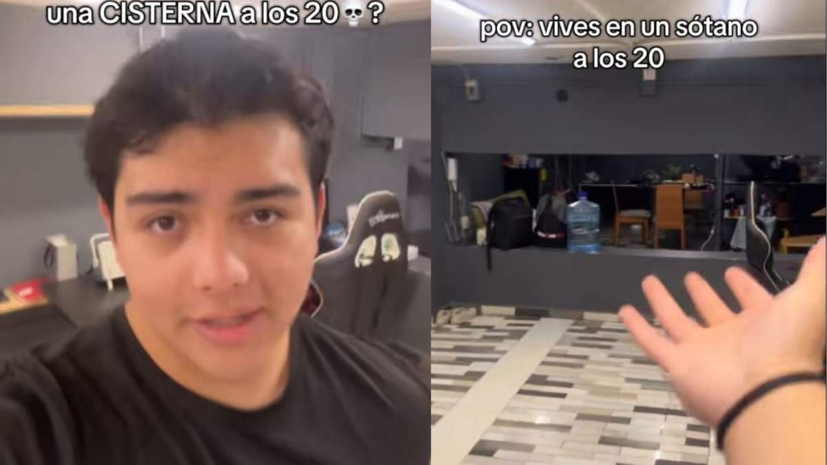 Cuánto paga y cómo vive un joven en una cisterna adaptada como departamento en CDMX.