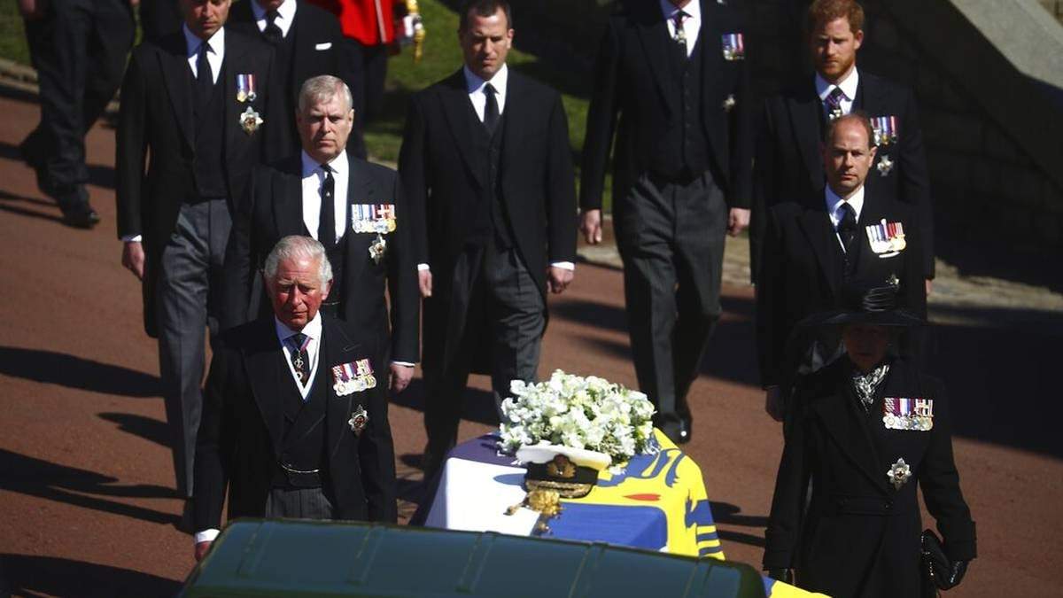 Harry en el cortejo fúnebre del príncipe Felipe. Fuente: (Instagram)