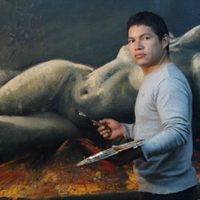 En Oaxaca hay 'una gran carencia de educación plástica”; lo que el artista busca es el comercio: Aragón Reyes