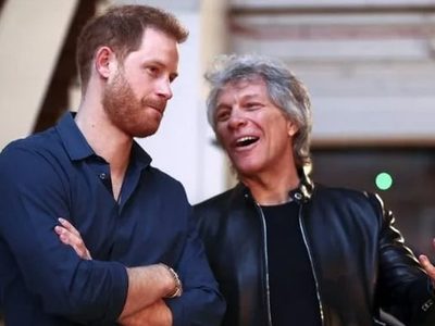 ¡Fantástico y real! Bon Jovi presenta un adelanto de su nuevo hit con el príncipe Harry