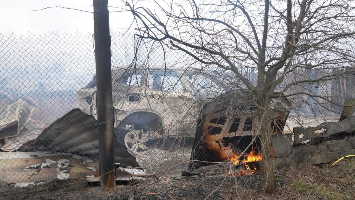 Bombardeos rusos en Ucrania