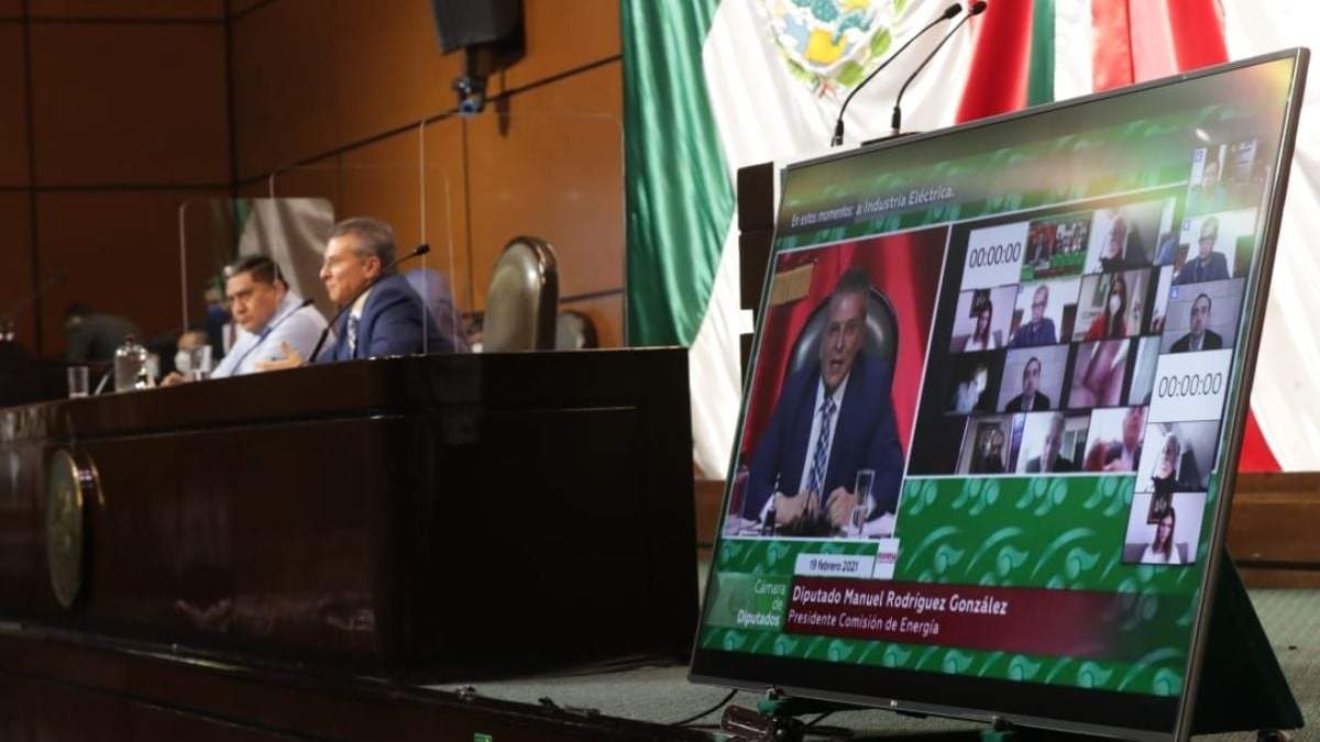 Reunión semipresencial de la Comisión de Energía de la Cámara de Diputados
