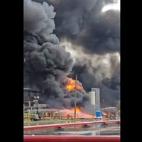 Se registra incendio en la Refinería “Antonio Dovalí Jaime”, en Salina Cruz (Video)