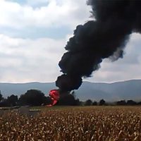 Se incendia ducto de Pemex en Puebla