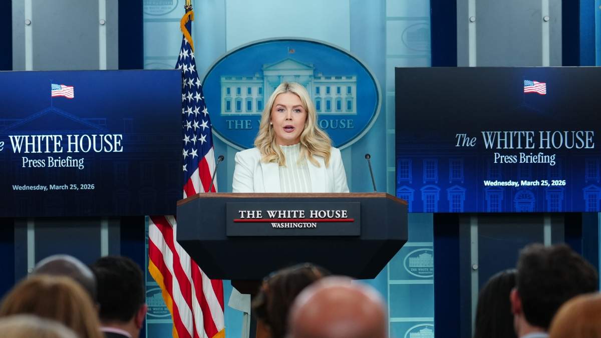 La portavoz de la Casa Blanca, Karoline Leavitt