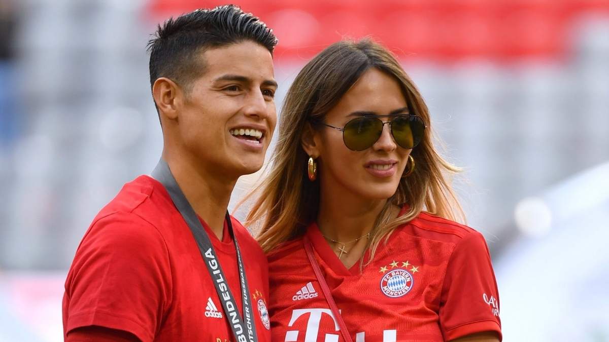 Shannon de Lima y James Rodríguez. Fuente (Twitter)