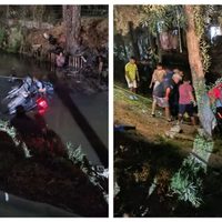Dos personas murieron tras caer en su auto a un canal de Xochimilco (Video)