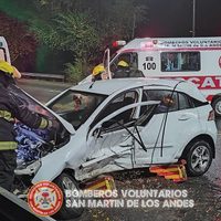 Siniestro vial en Cuesta de los Andes, dejó a una persona hospitalizada