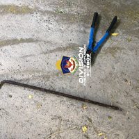 Intentaron robar una rueda de auxilio, pero fueron atrapados por personal policial