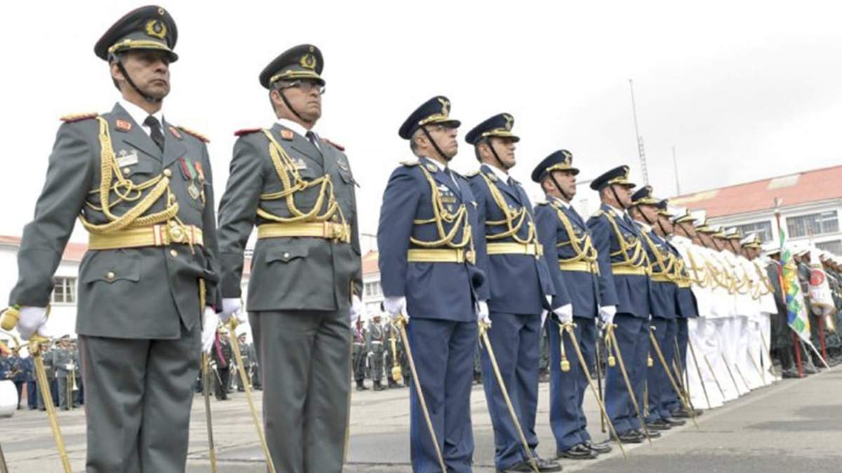 Militares de Bolivia. Fuente: (Twitter)