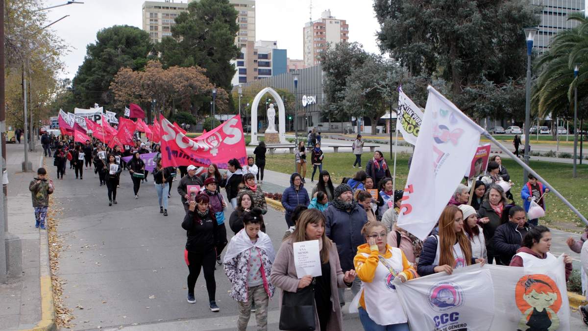 La marcha Ni Una Menos del año 2023. Fuente: (Emiliano Ortiz)