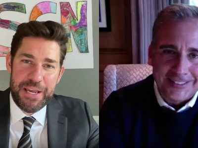 ¡Juntos otra vez! John Krasinski y Steve Carell traen "Algunas Noticias Buenas"