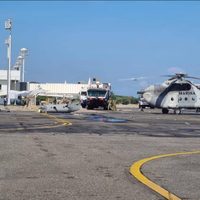 Aeropuerto de Tabasco suspendió operaciones por accidente de helicóptero de la Marina