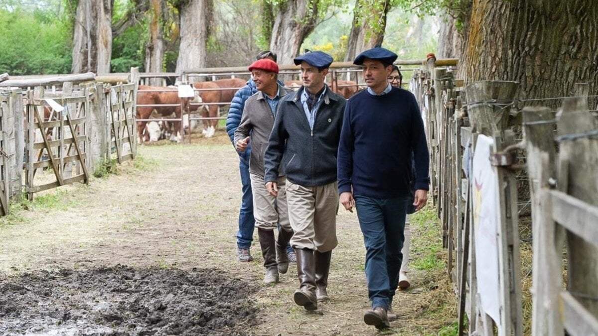 Marcos Koopmann en Junín de los Andes. Fuente: (Twitter).