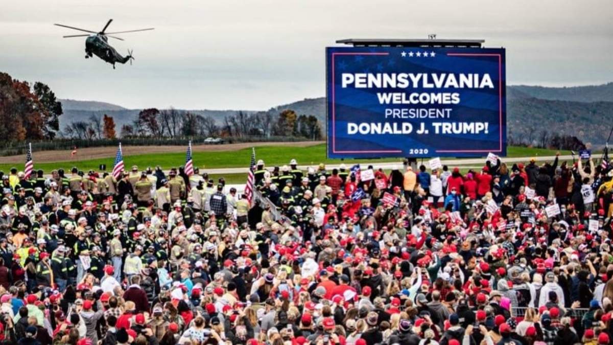 Simpatizantes del republicano en Pensilvania