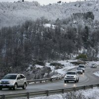Todos los pasos fronterizos están habilitados y advierten sobre el hielo en algunas rutas