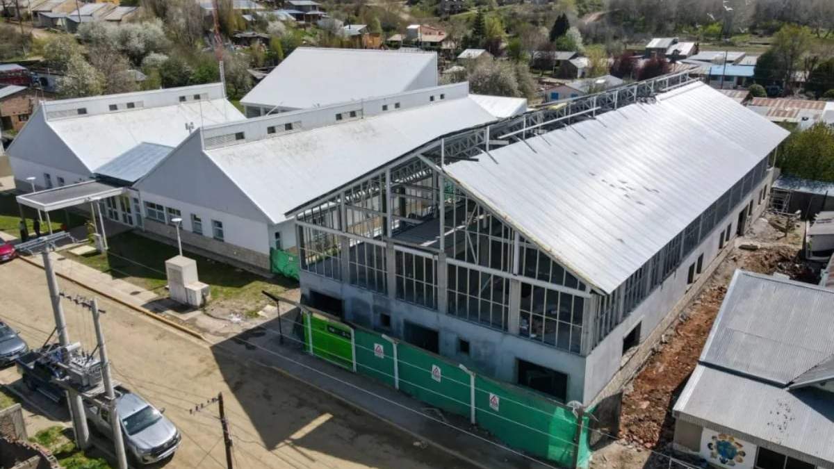 Ampliación del hospital de Aluminé. Fuente: (Neuquén Informa)