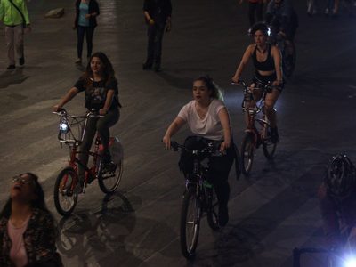 Para recibir la primavera, Semovi invita al 47º Paseo Nocturno “Muévete en Bici”