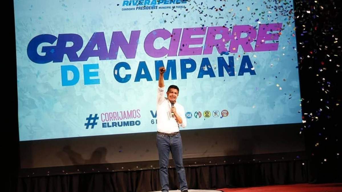 El alcalde electo de Puebla, Eduardo Rivera Pérez