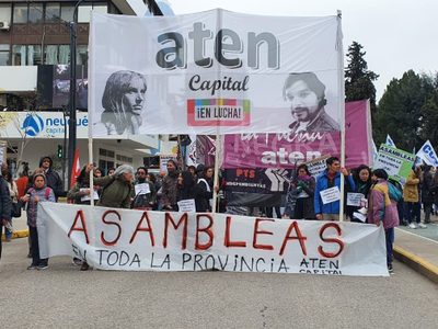 ATEN Capital convocó a una nueva jornada de lucha y el Gobierno amenazó con descuentos