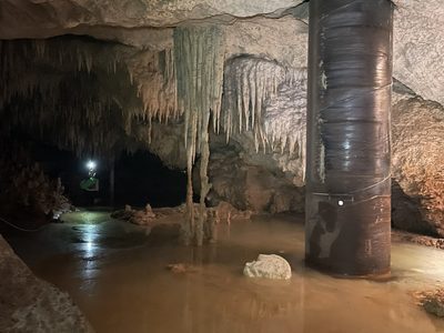 AMLO reconoce daño causado a un cenote por obras del Tren Maya