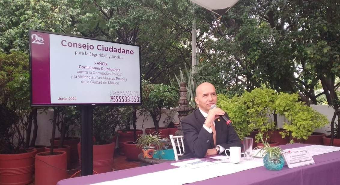 Salvador Guerrero Chiprés, presidente del Consejo Ciudadano para la Seguridad y Justicia de la Ciudad de México