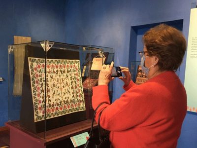 Exposición de textiles premio Fonarte/Museo del Carmen