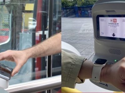 Tarjeta bancaria, celular, reloj... ya todo el Metrobús modernizó su sistema de pago