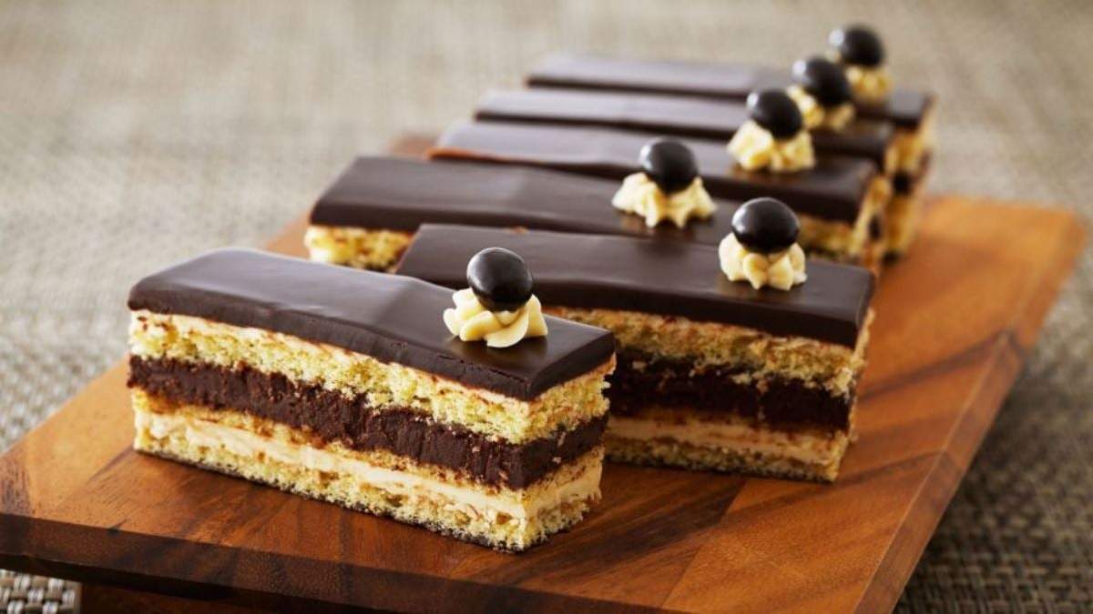 Torta Ópera, un clásico de la pastelería francesa. Fuente: (Instagram)
