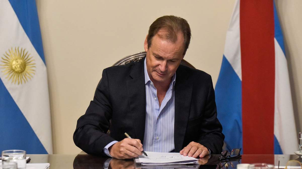 Gustavo Bordet, gobernador de Entre Ríos. Fuente: (Instagram).