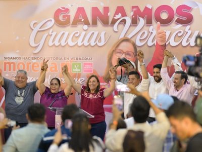 Rocío Nahle y José Yunes se declaran ganadores en la contienda por la gubernatura por Veracruz