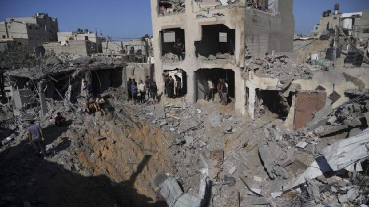 Destrucción tras ataques entre Israel y Hamás