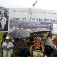 Bloquean vías férreas en protesta por megaproyecto interoceánico del Istmo de Tehuantepec