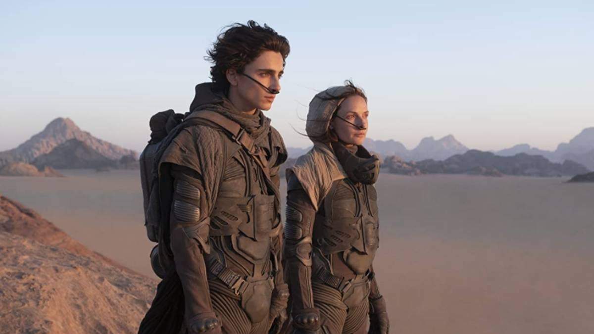 Timotheé Chalamet y Rebecca Ferguson