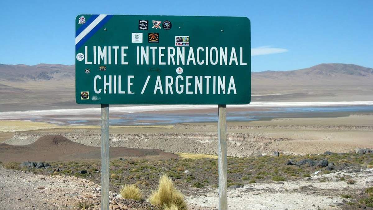 Paso fronterizo entre Chile y Argentina. Fuente: (Twitter)