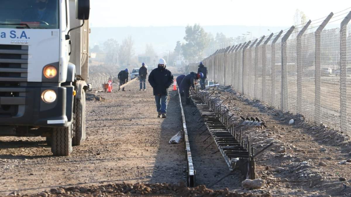 Obra Pública en Neuquén Capital. Fuente: (Twitter)