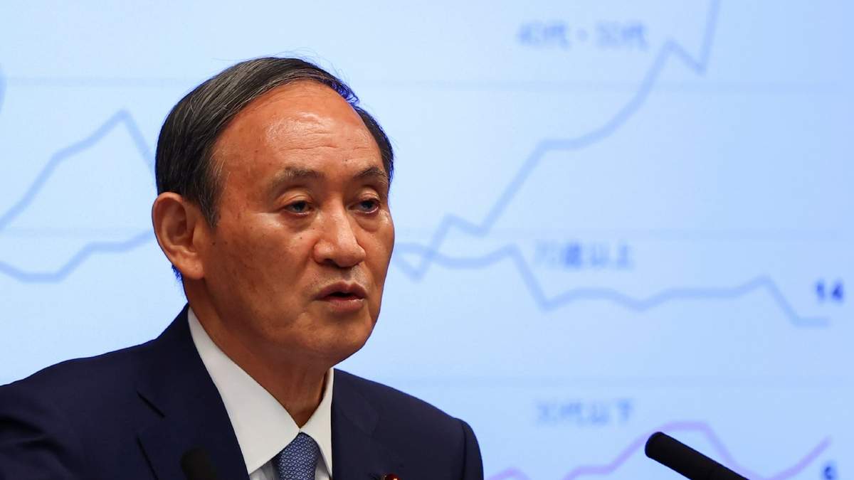 Yoshihide Suga, primer ministro de Japón. Fuente: (Twitter)