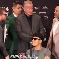 “Pinche maricón”, le dice el Canelo Álvarez a De la Hoya en plena conferencia (Videos)