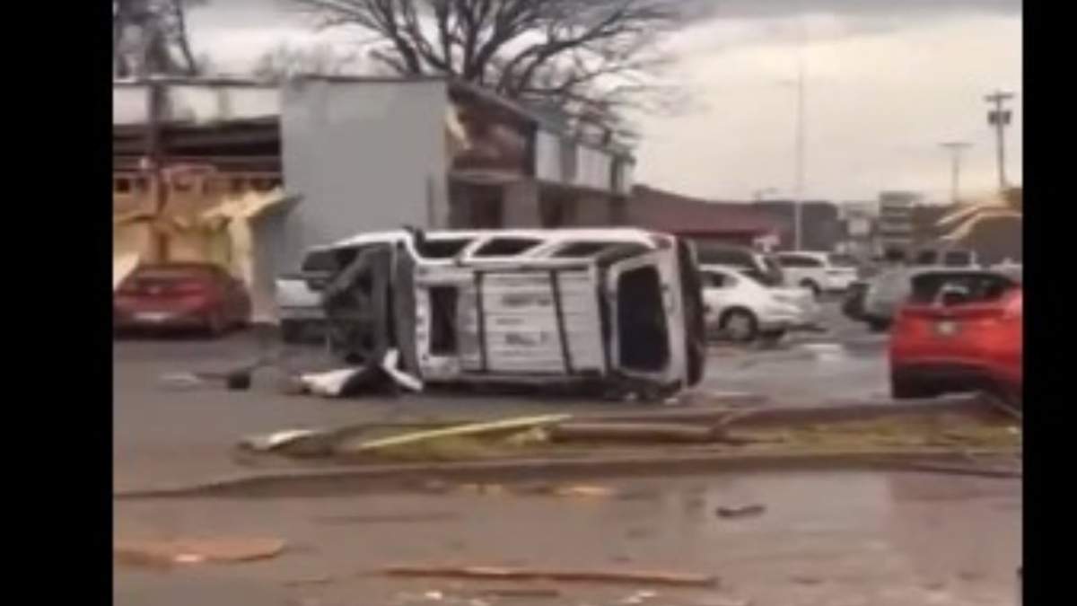 Fuertes tornados azotaron diferentes puntos del estado de Tennessee, en Estados Unidos