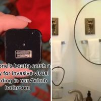 Mujer descubre una cámara oculta en el baño de un Airbnb y lo exhibe en TikTok
