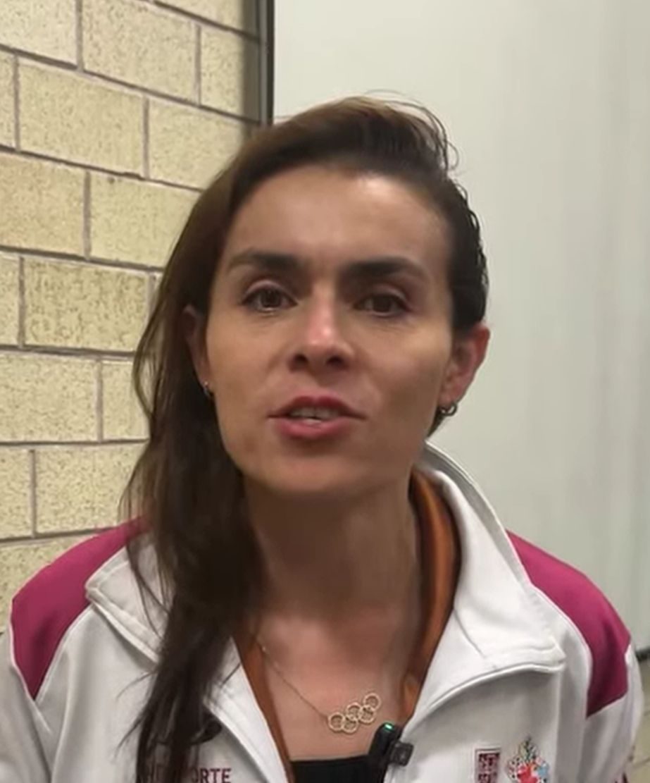 Azul Almazán, los deportistas son altamenete vulnerables y manipulables. Foto Captura de video.