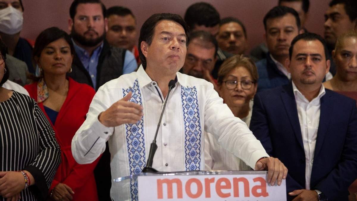 Mario Delgado, presidente nacional de Morena, ofrece conferencia
