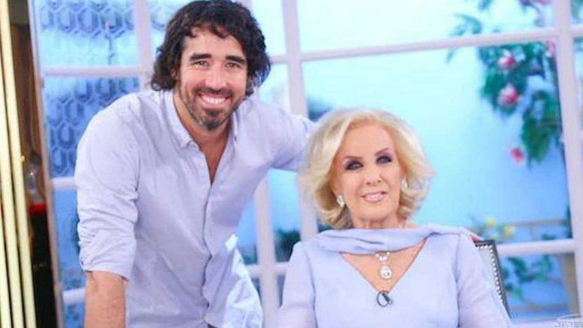 Nacho Viale y Mirtha Legrand. Fuente: (Twitter)