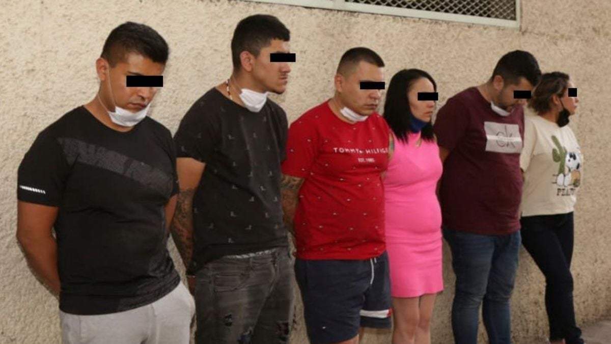 Seis de los siete presuntos integrantes de La Unión Tepito detenidos