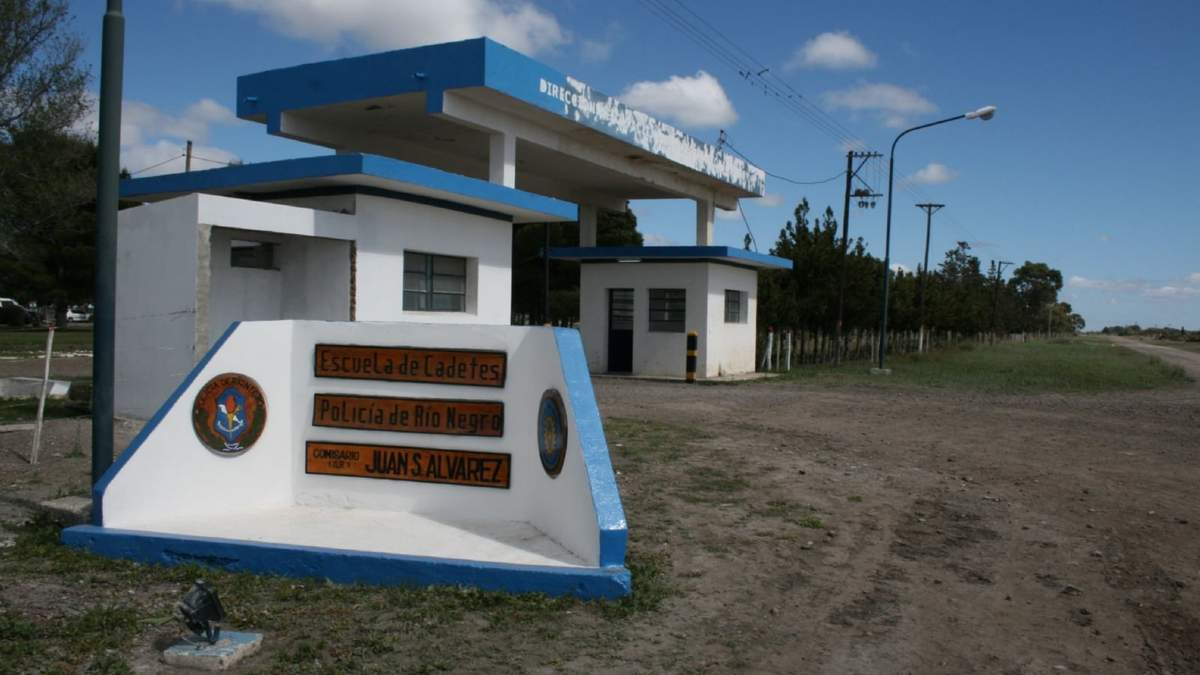 Escuela de cadetes de Viedma. Fuente: (Twitter)