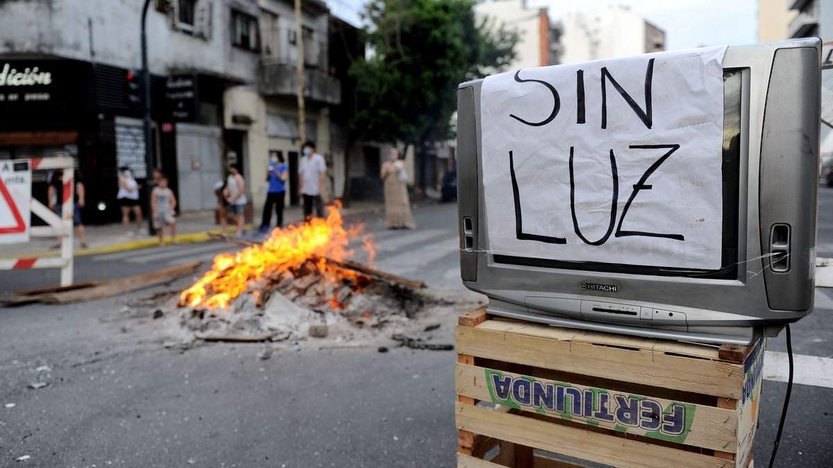 Cortes de luz. Fuente: (X)