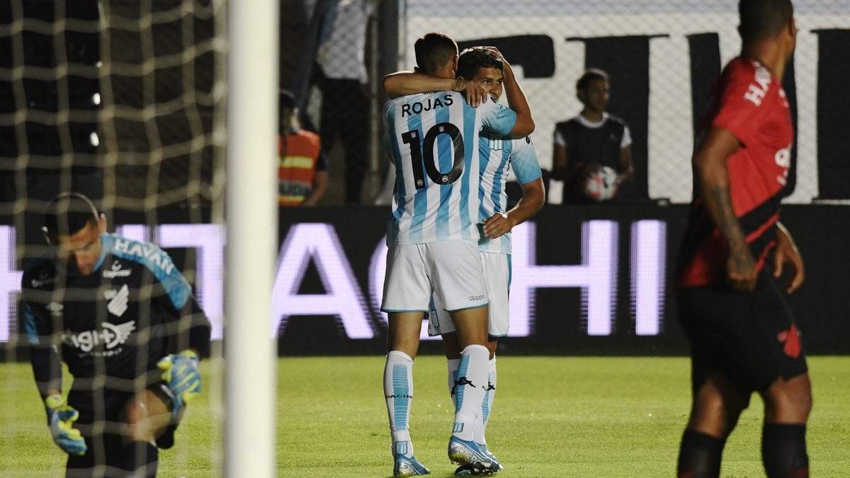 Rojas en el primer gol. Fuente (Instagram)