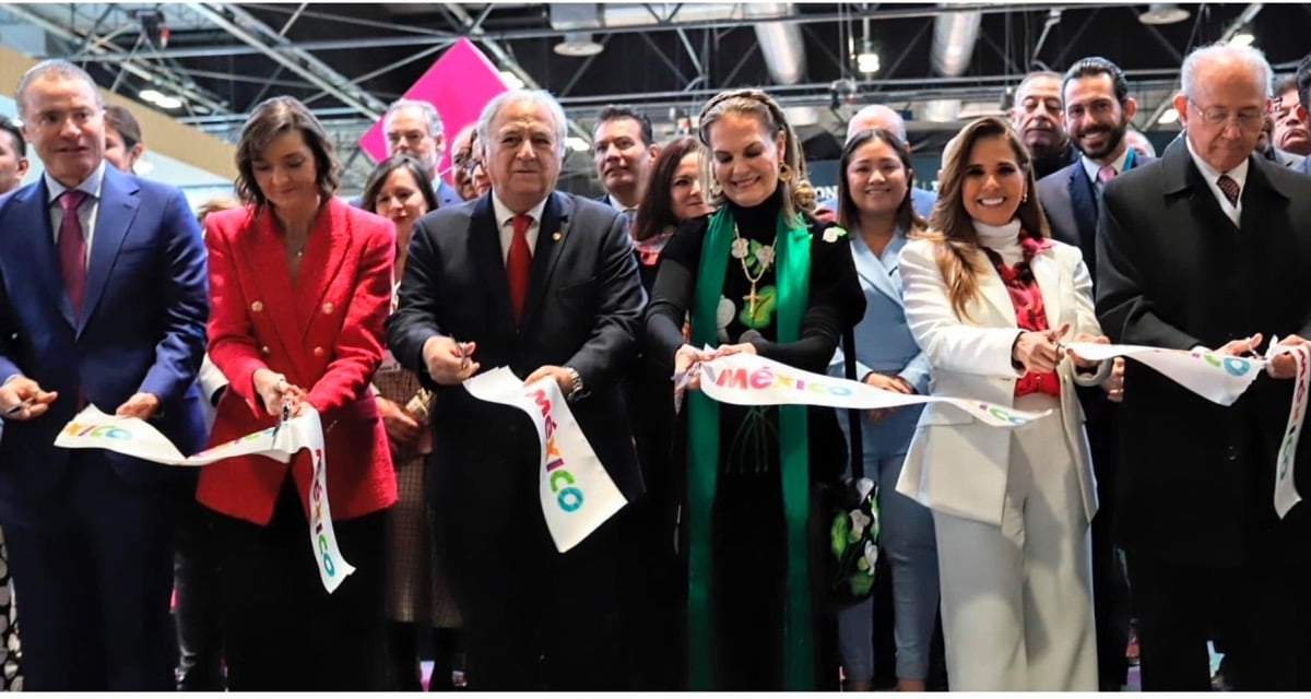 Inauguración del stand de México