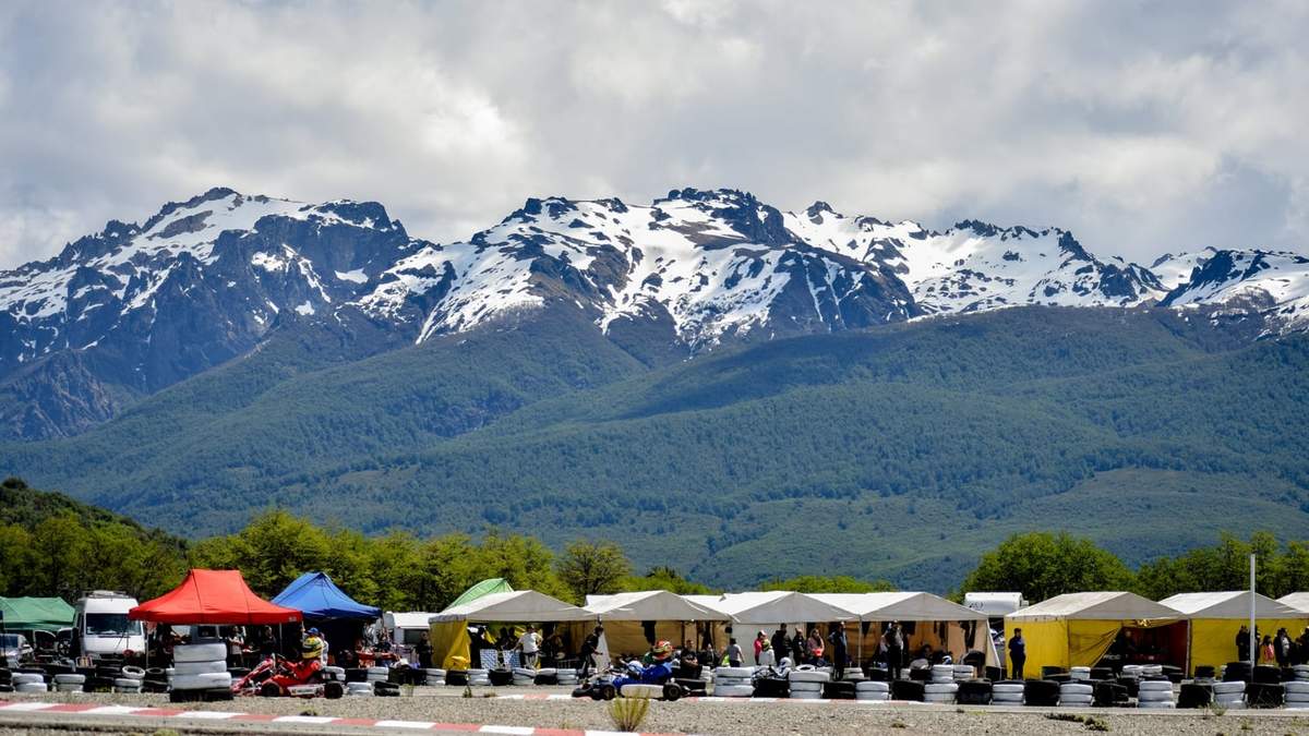 Kartódromo Lago Escondido de El Bolsón. Fuente: (Twitter)