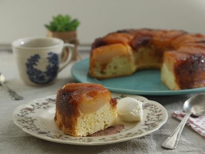 Budín invertido de peras: cambiá tus desayunos o meriendas de siempre, con esta receta facilísima de hacer